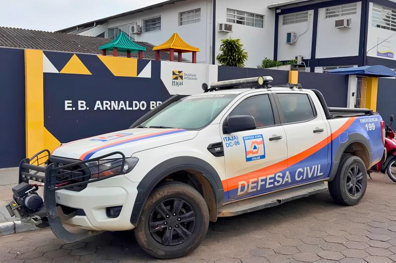 Novo programa da Defesa Civil trabalha a prevenção de desastres climáticos na Rede Municipal de Ensino de Itajaí