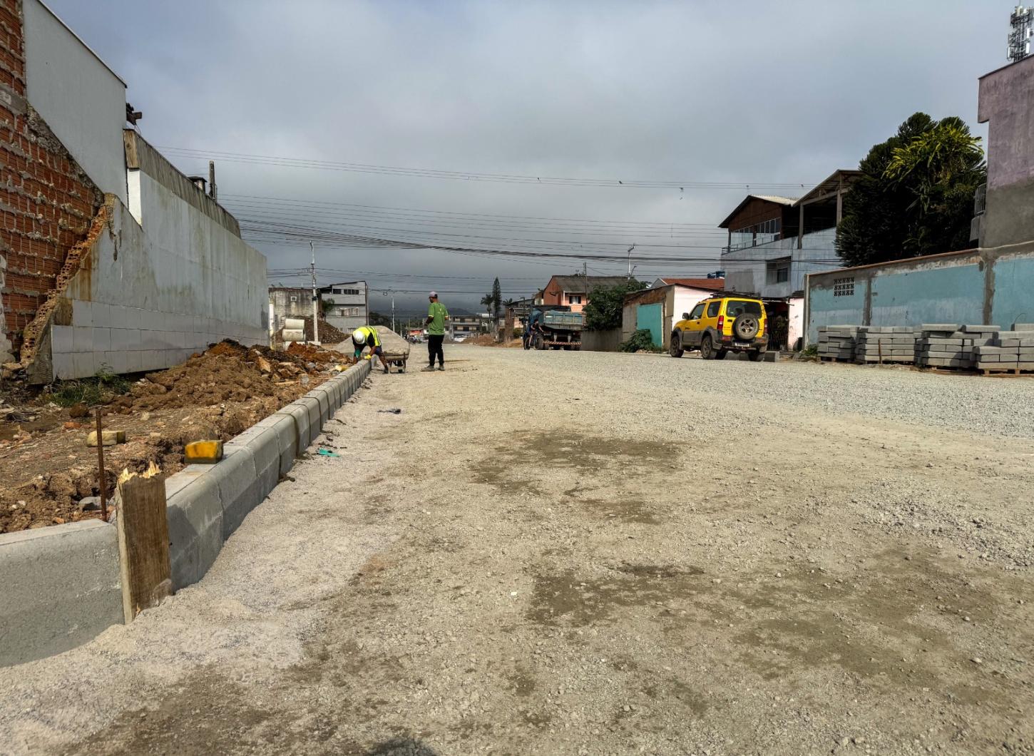 Obras da Avenida Prefeito Meirinho avançam com demarcação da geometria