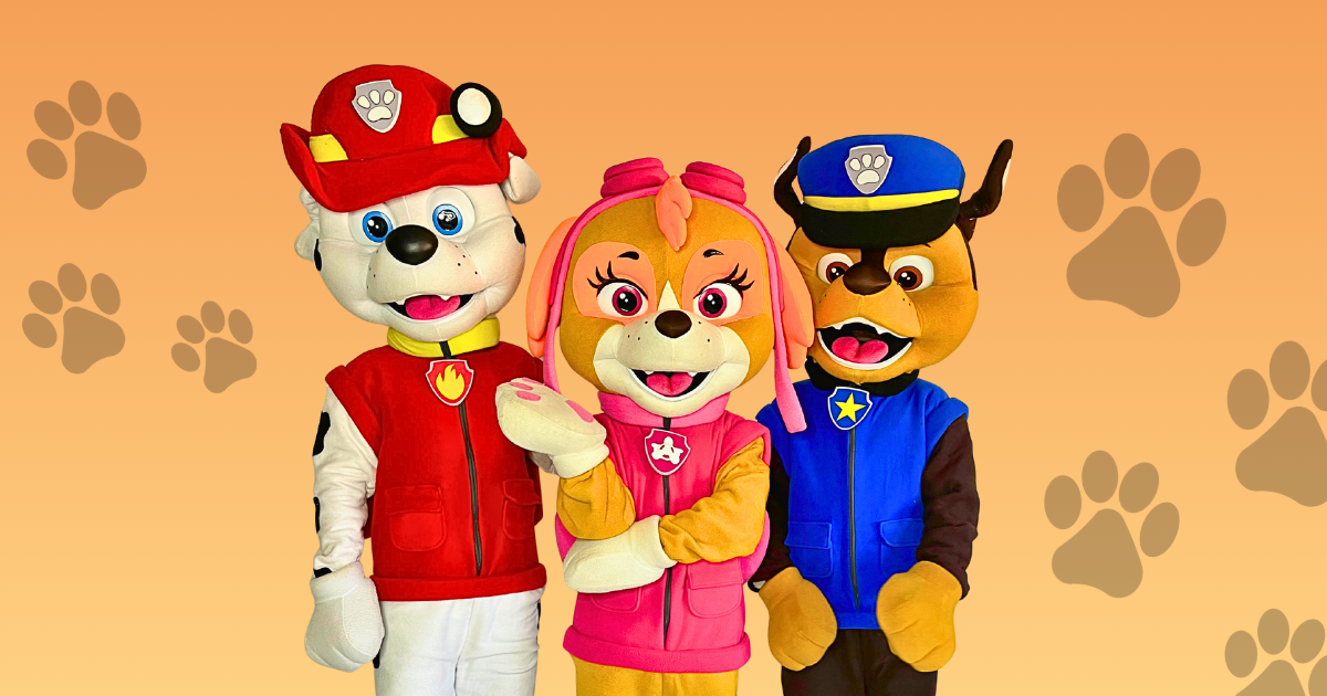 Patrulha Canina se apresenta em musical gratuito neste domingo no Porto Belo Outlet Premium