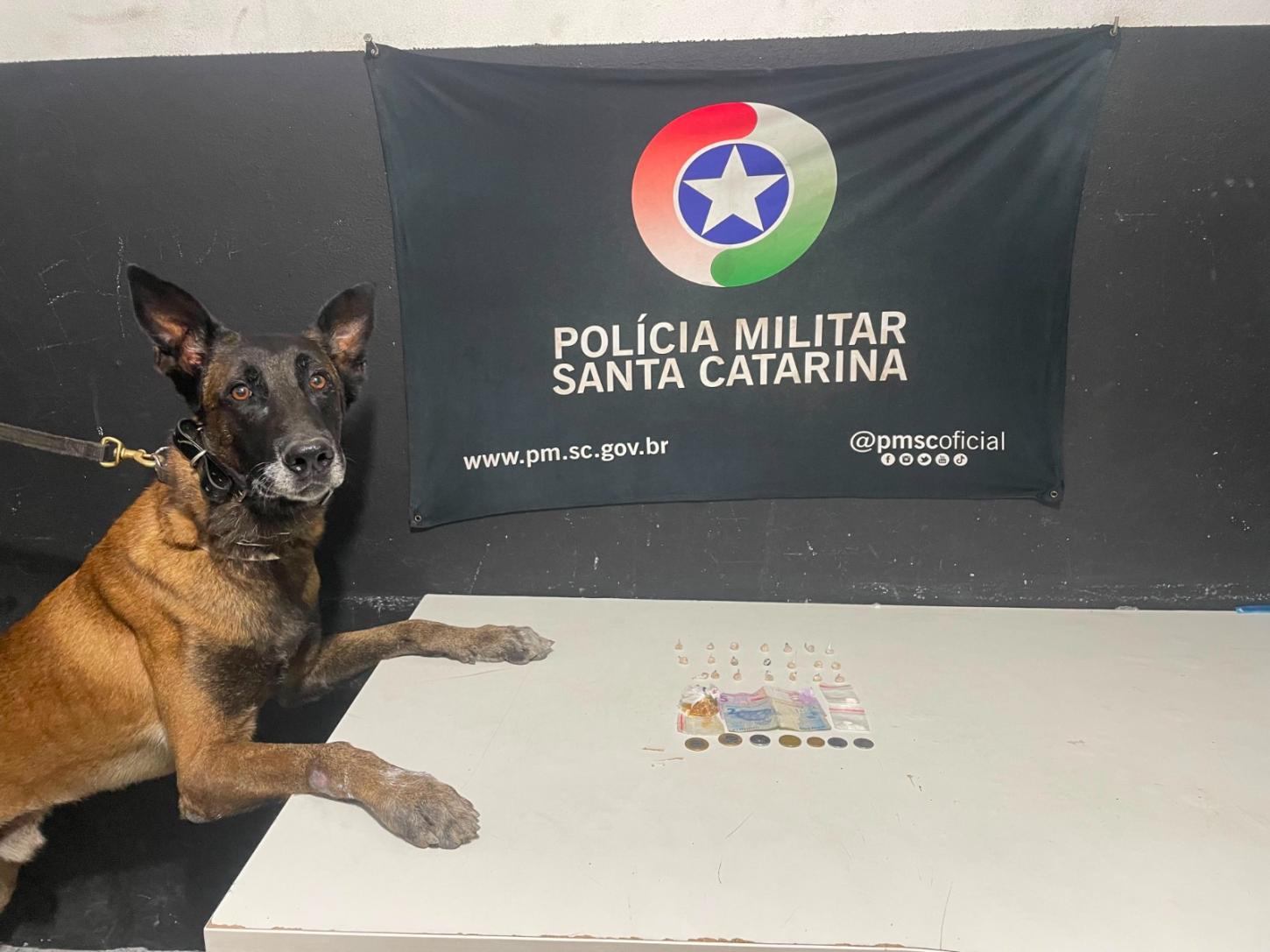 Polícia Militar prende três suspeitos por tráfico de drogas