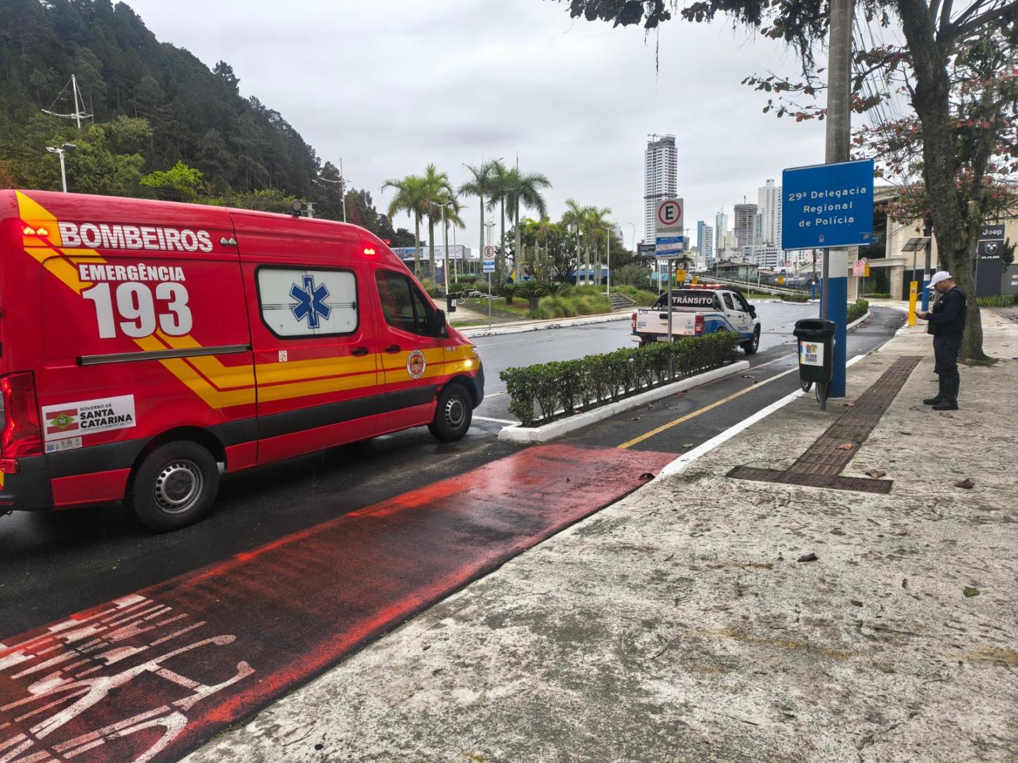 Acidente na Quarta Avenida