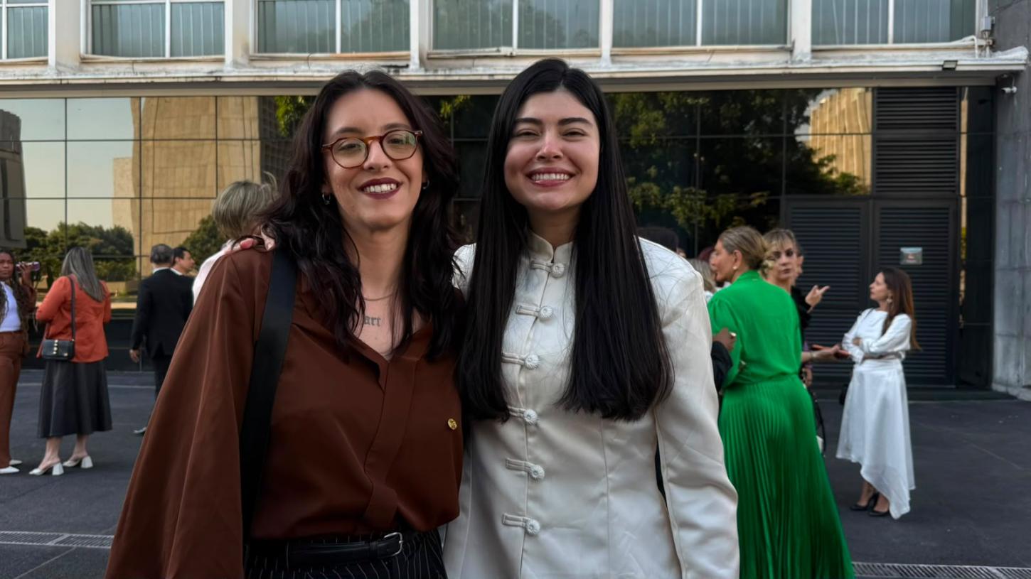 Carolline Sardá e Mari Ferrer (Foto: Isabelly Victoria Freire de Sousa - @eu_isavics)