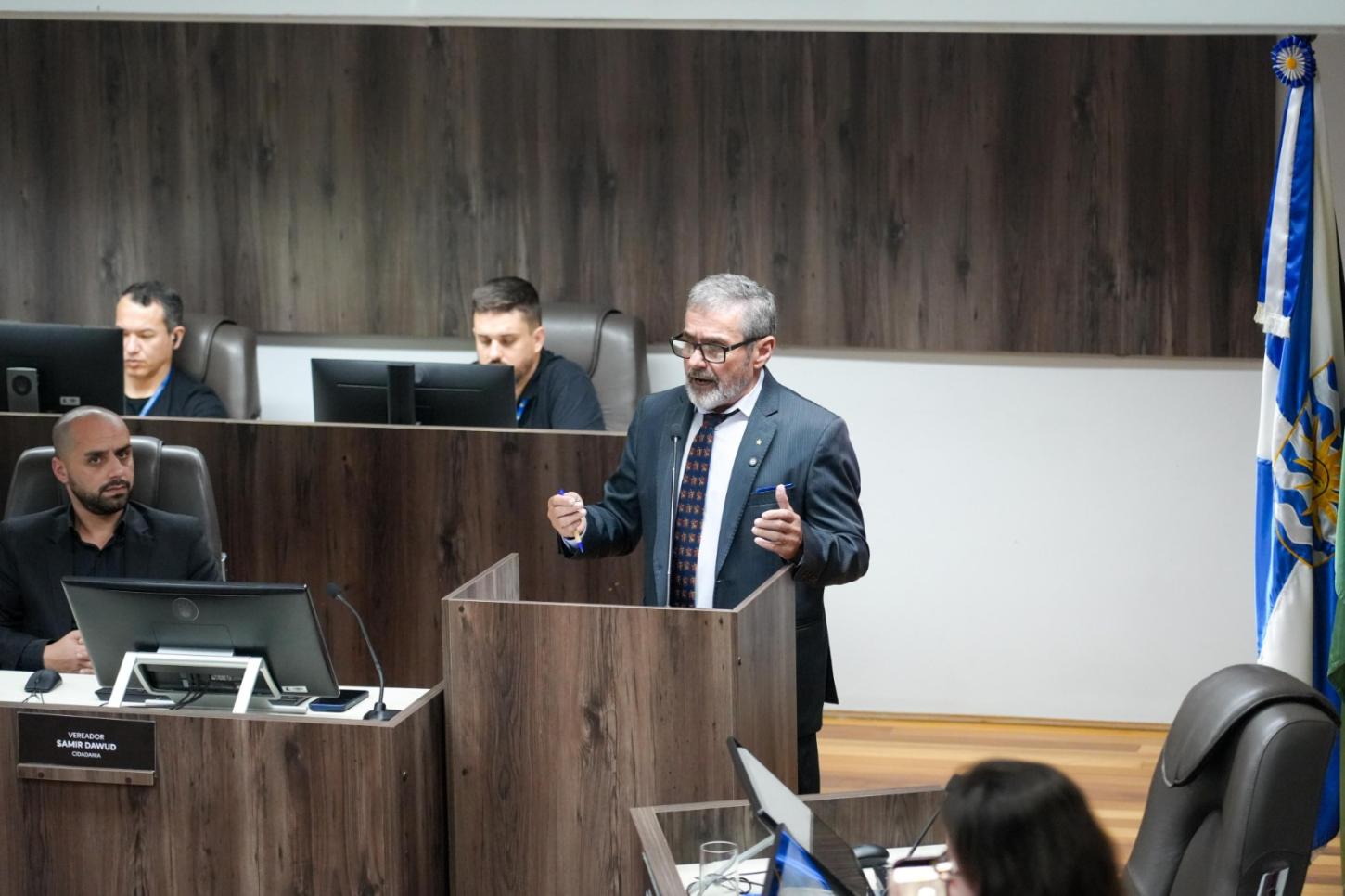 Vereador Aristo Pereira faz uso da palavra