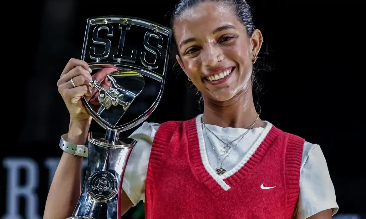 Rayssa é campeã da etapa carioca da Liga Internacional de Skate Street