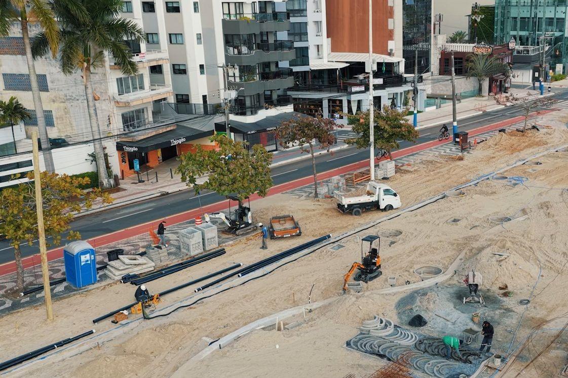 Reurbanização: novas intervenções de infraestrutura na Avenida Atlântica começam na segunda-feira
