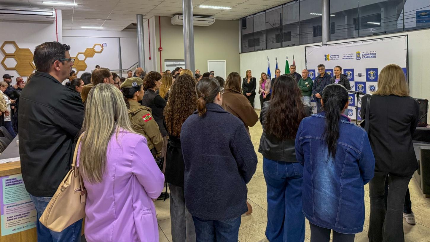 Sala Lilás é inaugurada em Balneário Camboriú e integra ações do Grupo de Proteção à Mulher