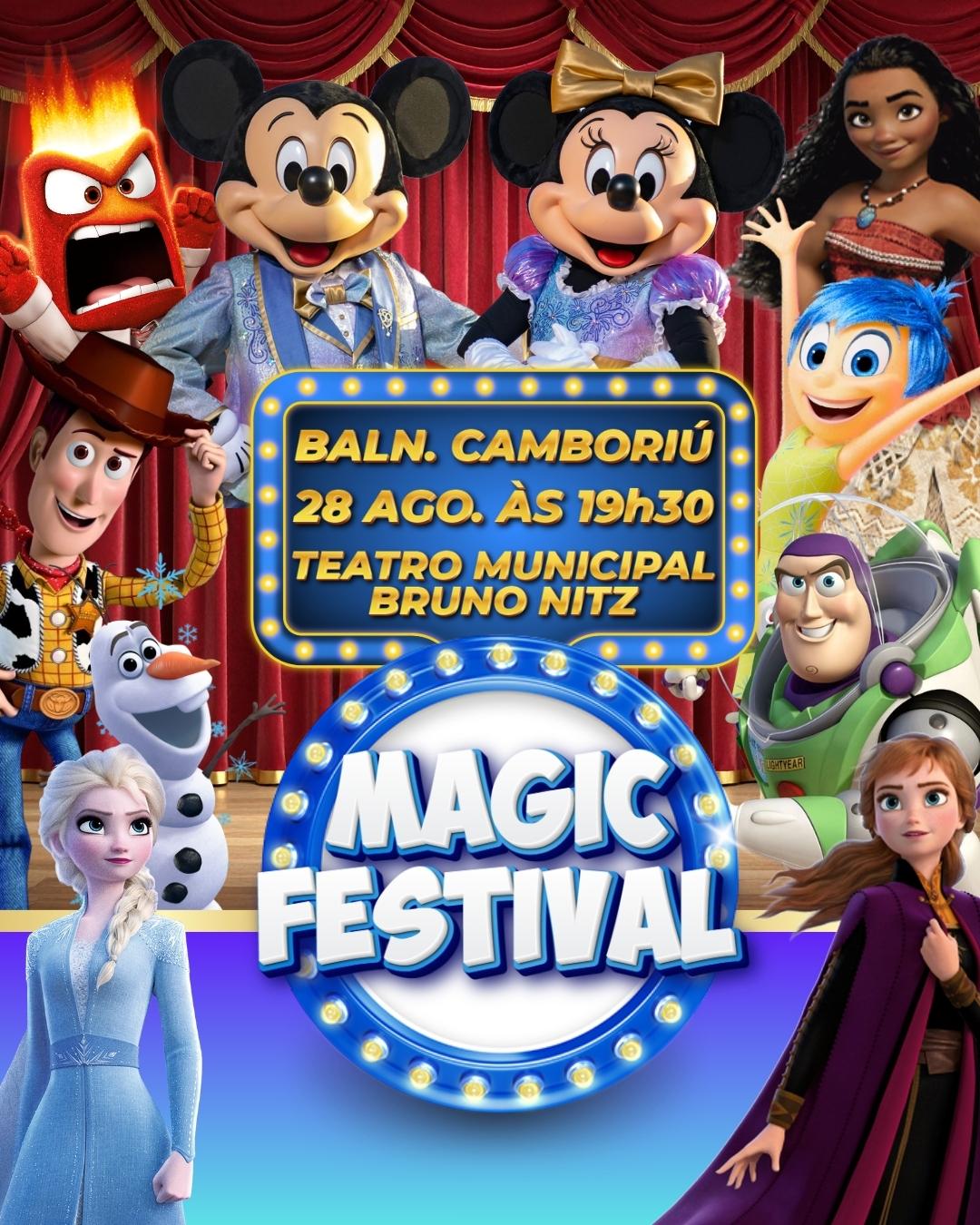 Teatro Bruno Nitz recebe espetáculo “Magic Show” nesta sexta-feira