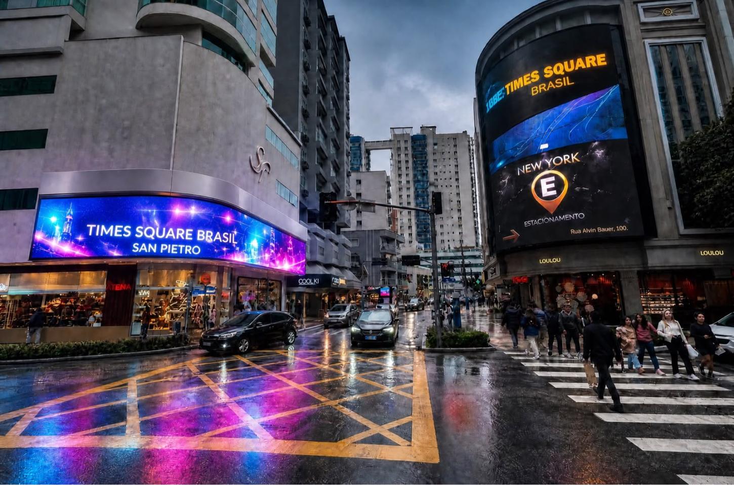 Times Square Brasil prepara expansão em Balneário Camboriú com novo mega telão de LED