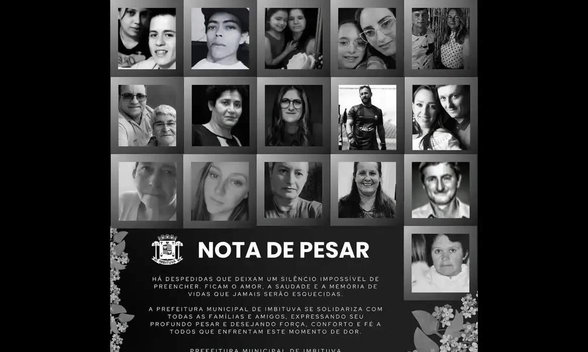 Vítimas do acidente na BR-737 são veladas em Imbituva 