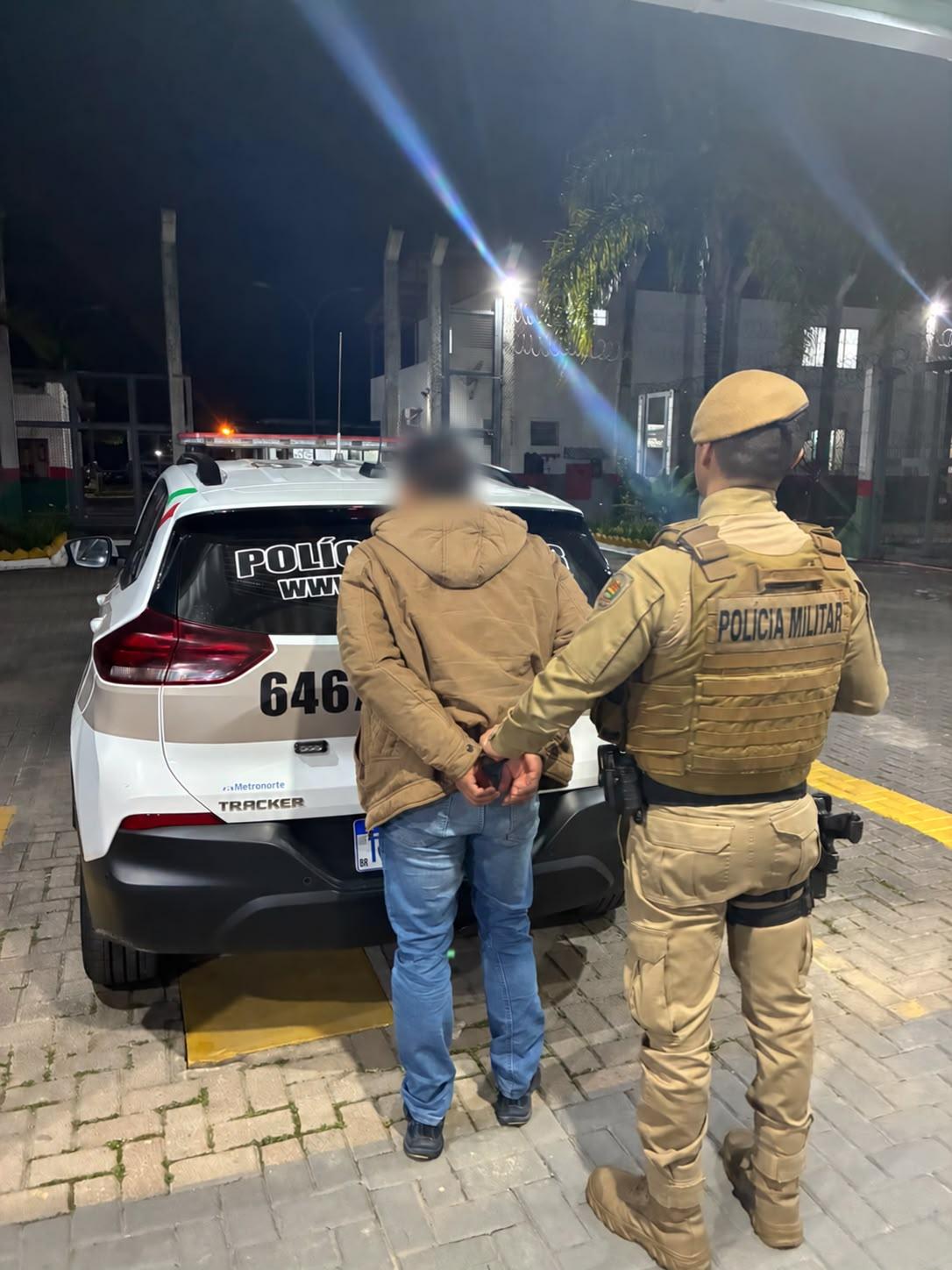 12º Batalhão de Polícia Militar prende homem condenado por roubo