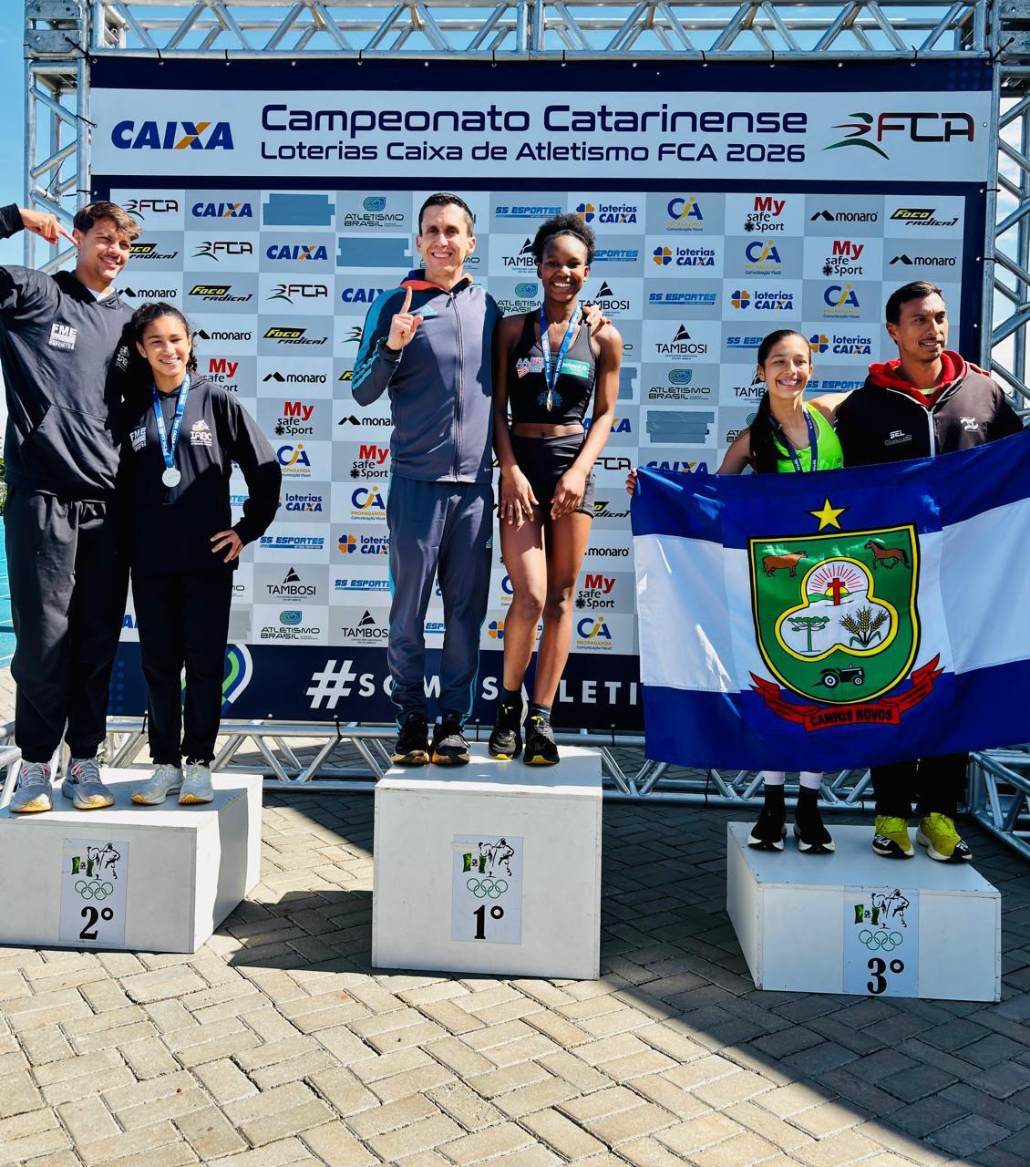 Atletismo de Balneário Camboriú conquista duas medalhas no Campeonato Estadual de Atletismo Sub-16