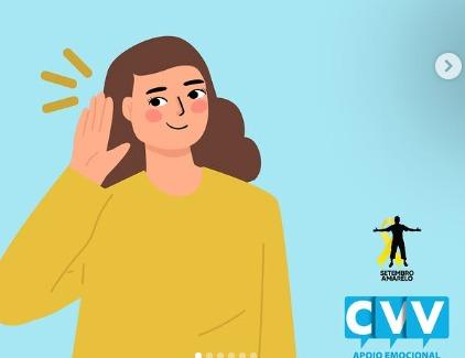  Campanha do CVV para o Setembro Amarelo 2026 reforça que ouvir com atenção, sem julgamentos, pode fazer a diferença na vida de quem enfrenta sofrimento emocional 