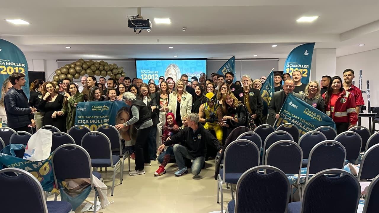Ciça Müller realiza lançamento oficial de candidatura em Balneário Camboriú