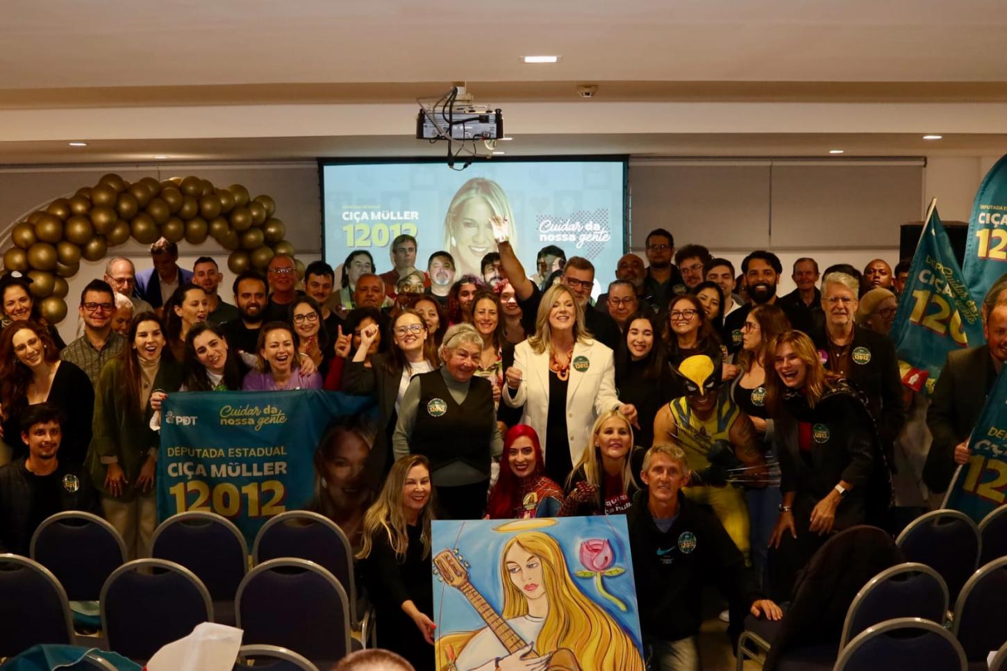 Ciça Müller realiza lançamento oficial de candidatura em Balneário Camboriú