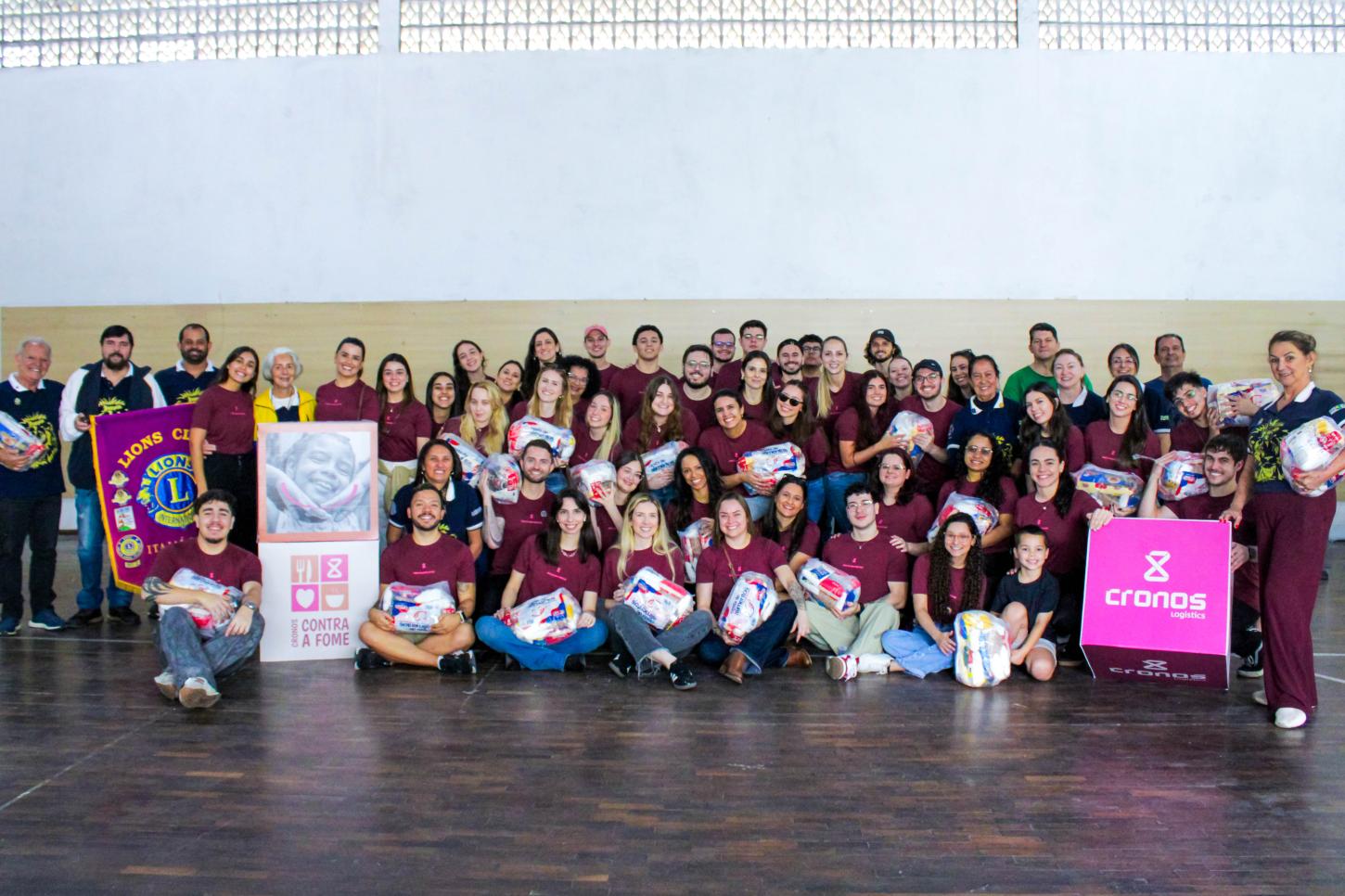Cronos Logistics transforma embarques em solidariedade e arrecada 30 toneladas de alimentos para doação