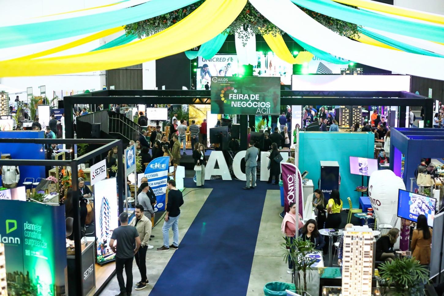 Feira de Negócios ACII reunirá empresas de mais de 30 setores e amplia agenda empresarial em Itajaí