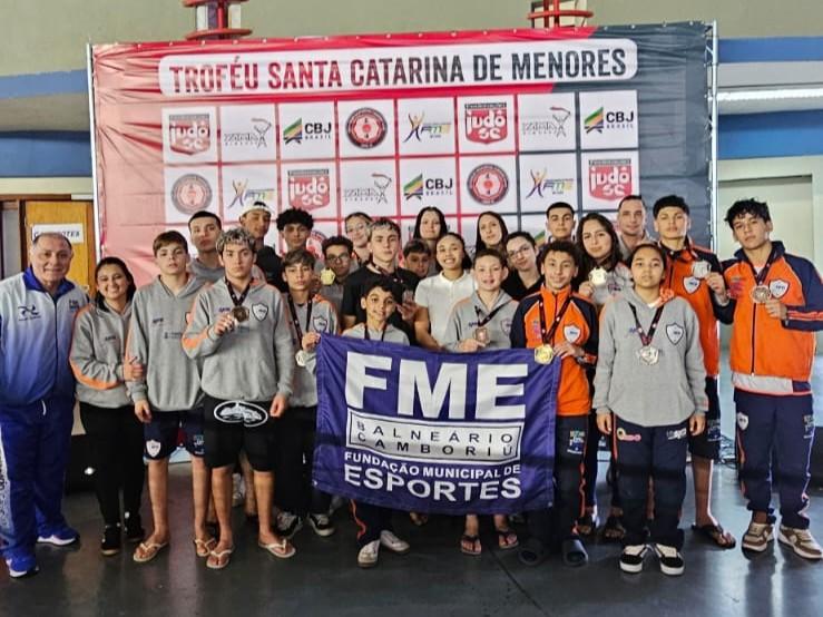 Judocas de Balneário Camboriú conquistam 11 medalhas no Troféu Santa Catarina de Menores