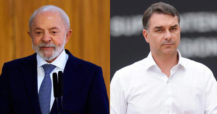 Lula e Flávio sobem o tom neste sábado em Santa Catarina: ‘Comunista’, ‘vira-lata’, ‘sem condição psiquiátrica’