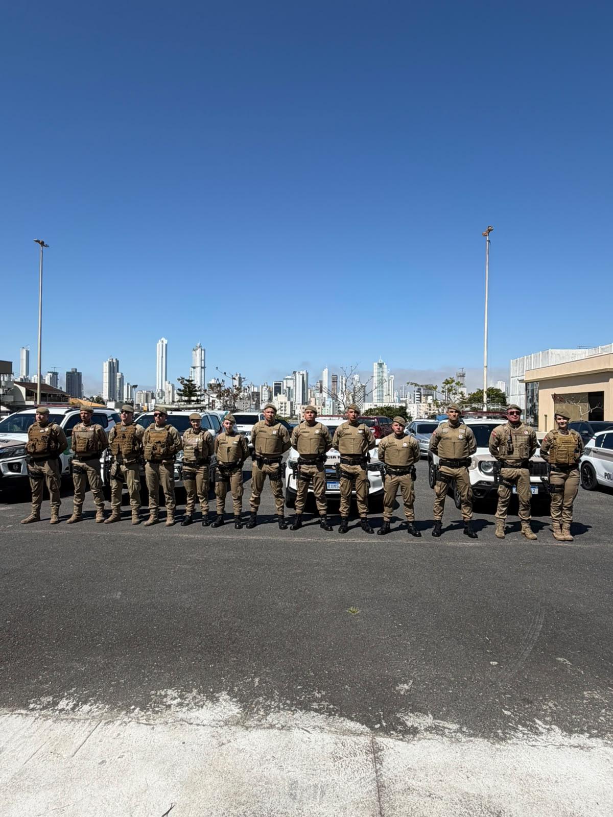 Policiamento reforçado garante segurança durante as eleições em Balneário Camboriú e Camboriú