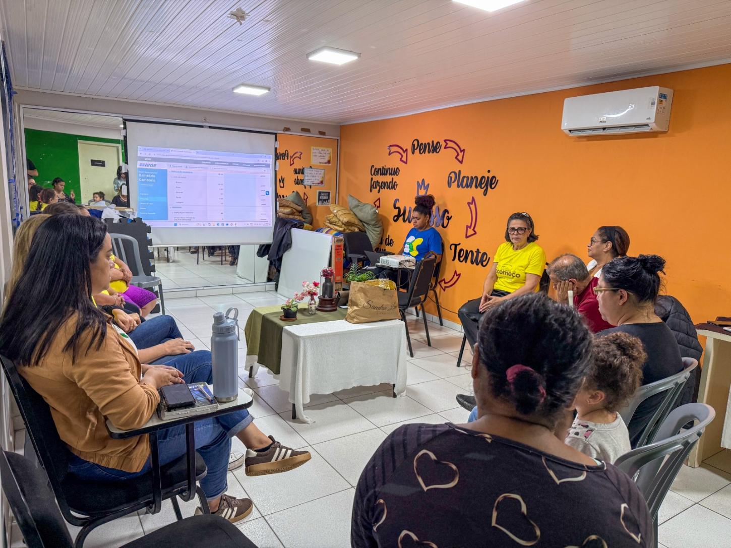 Roda de conversa reuniu a comunidade no Bairro São Judas Tadeu