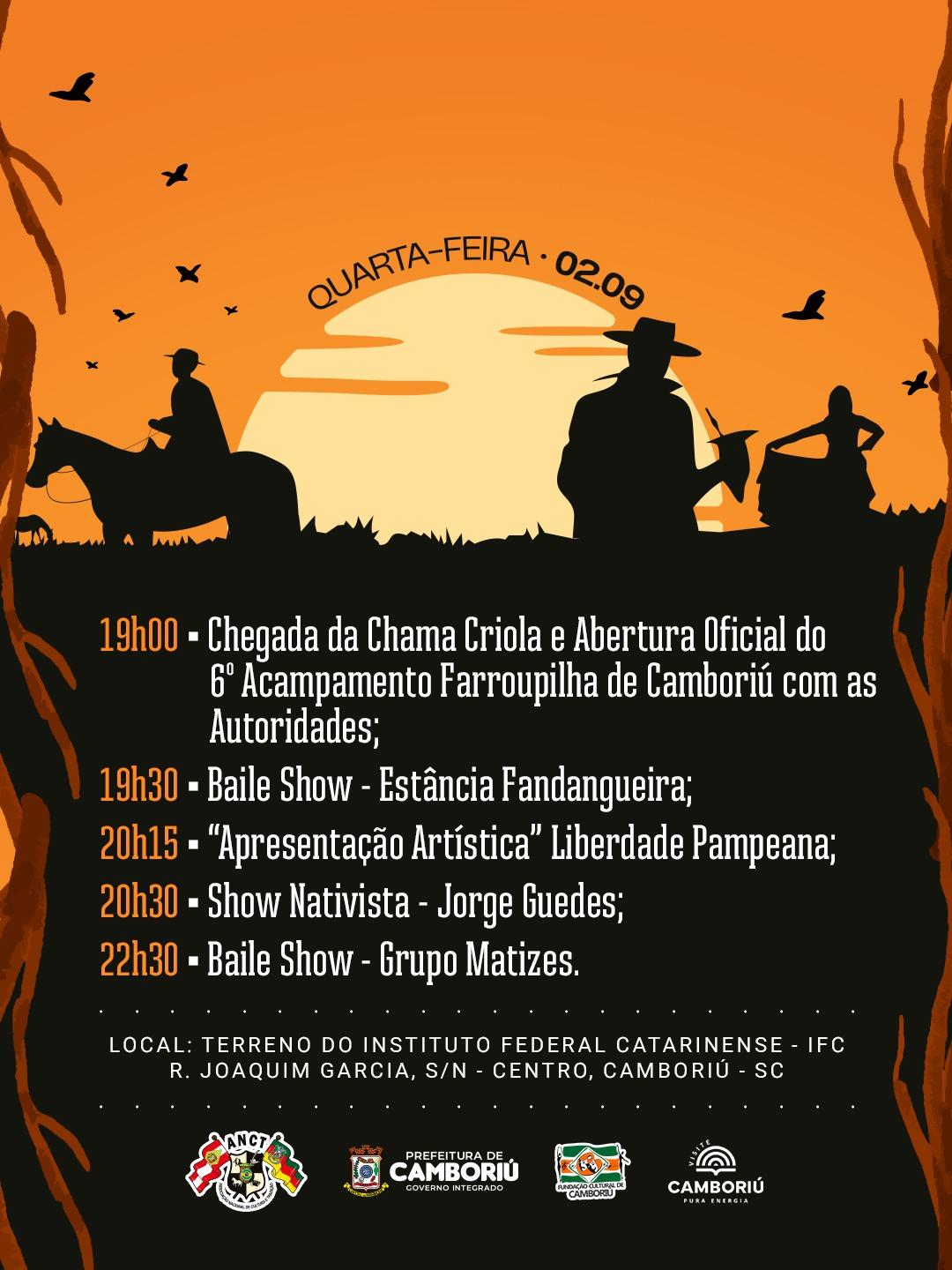 6° Acampamento Farroupilha de Camboriú