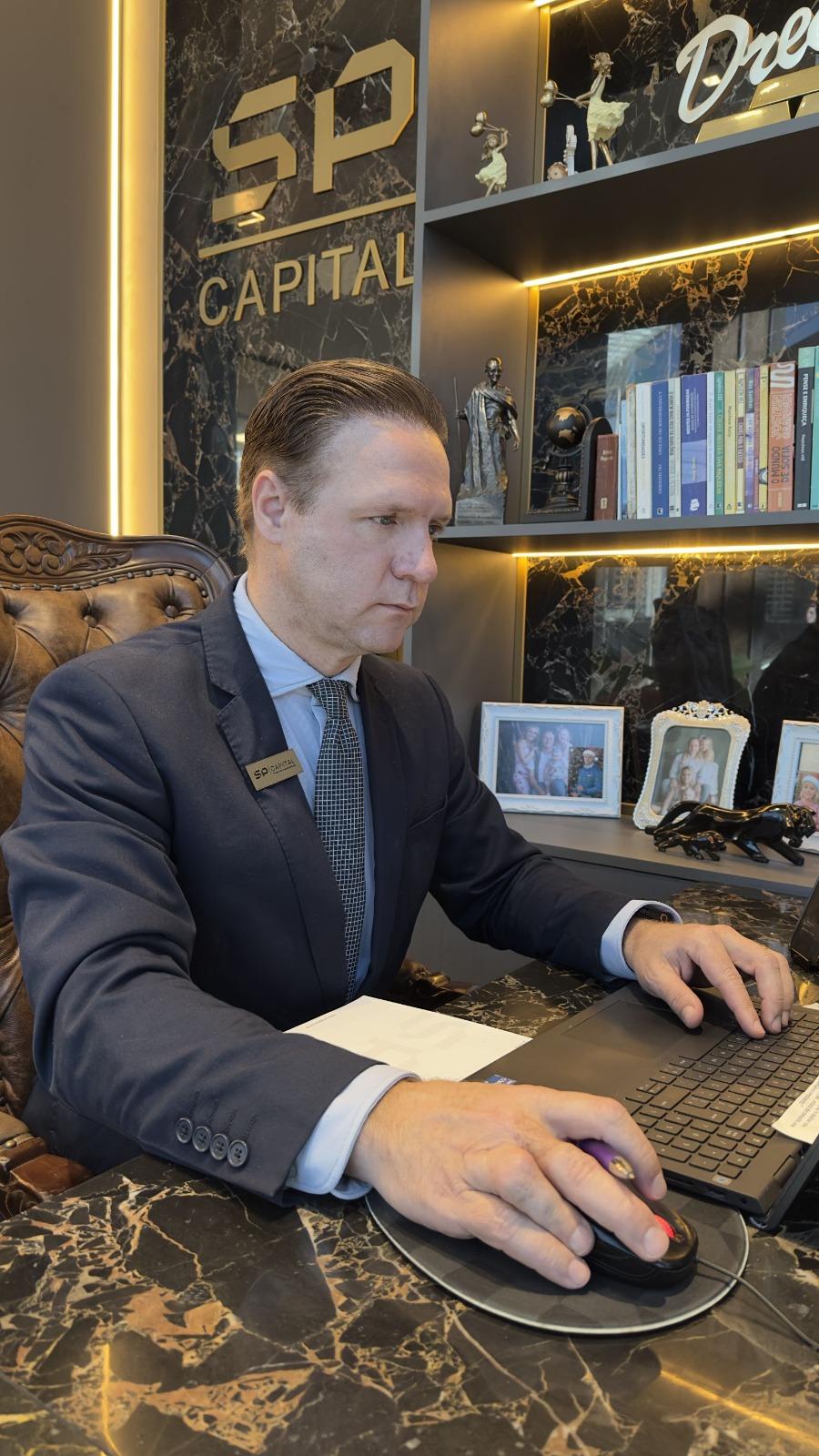 Luís Schneider, diretor presidente da SP CAPITAL, de Itapema - Divulgação SP CAPITAL