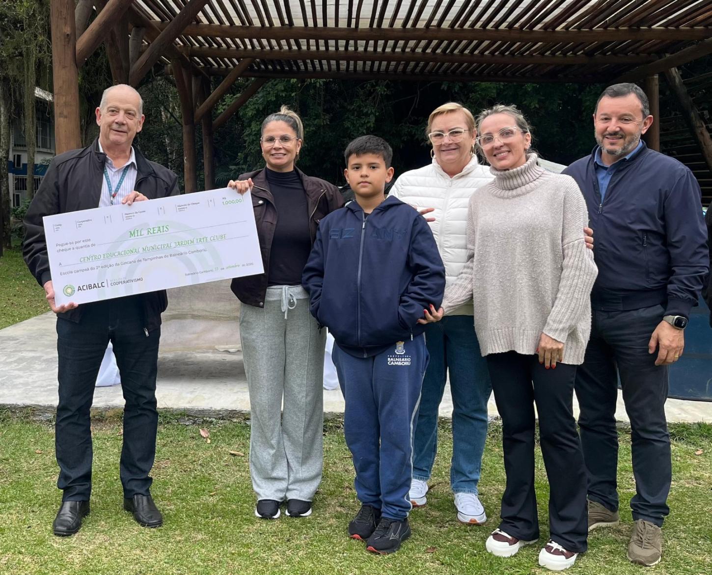 Premiação da Gincana de Tampinhas aconteceu nesta segunda-feira