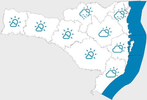 Primeiros dias de primavera de tempo estável em Santa Catarina