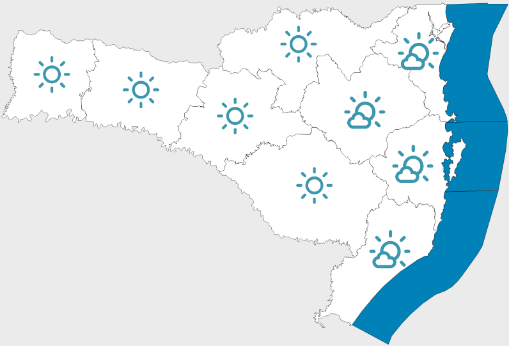 Semana com elevação da temperatura e retorno da chuva