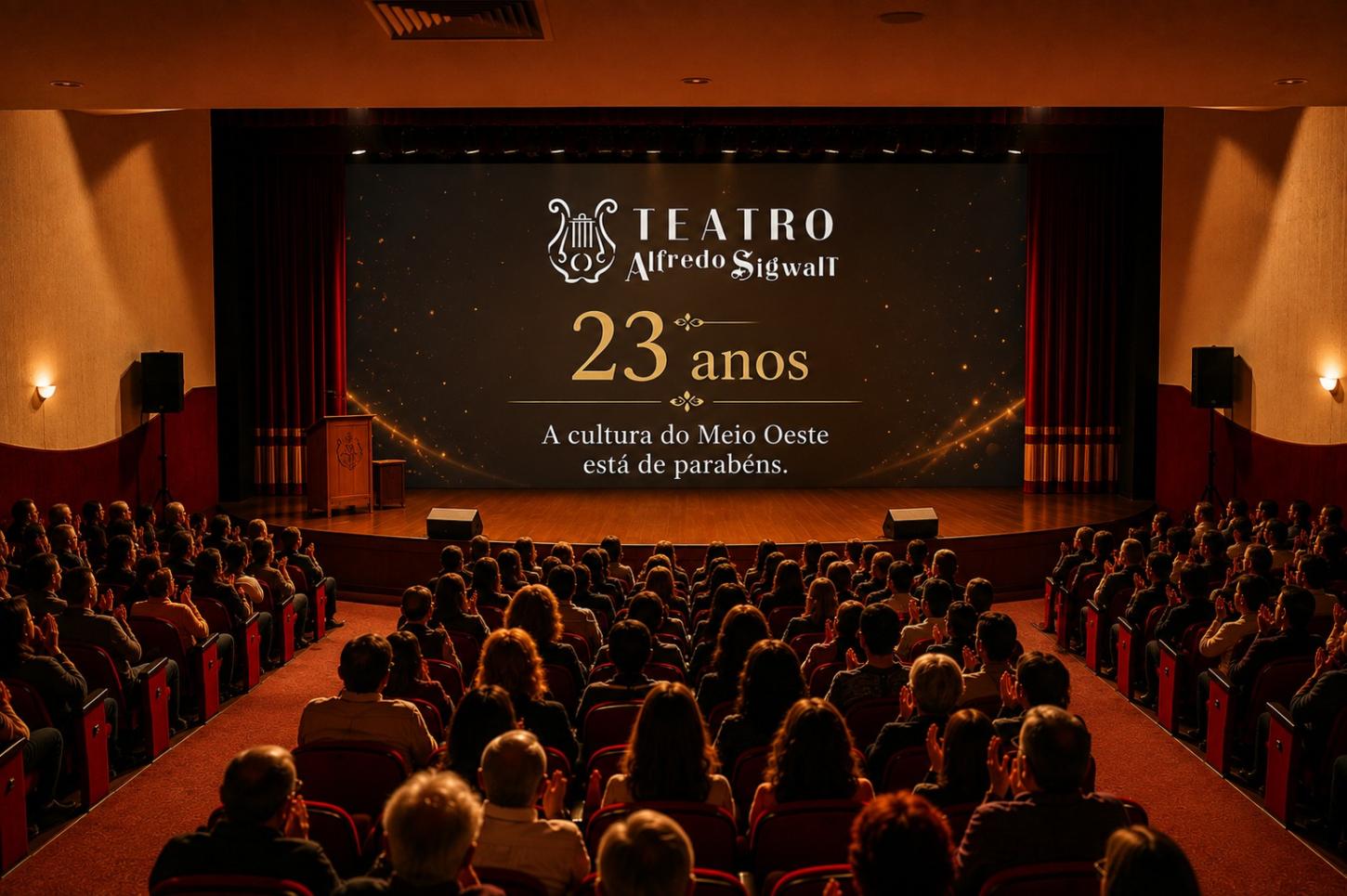 Teatro Alfredo Sigwalt celbra 23 anos de arte, cultura e formação 