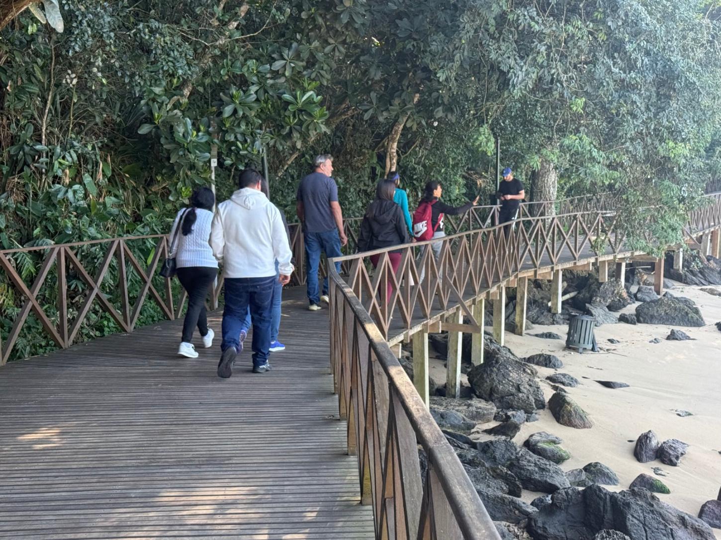 UBS Municípios promove caminhada com grupo de pacientes crônicos no Pontal Norte