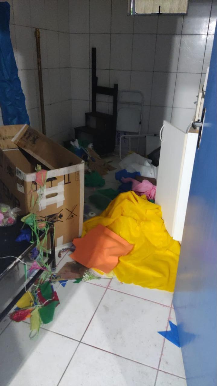Vândalos invadem Centro Comunitário Casa da Sogra