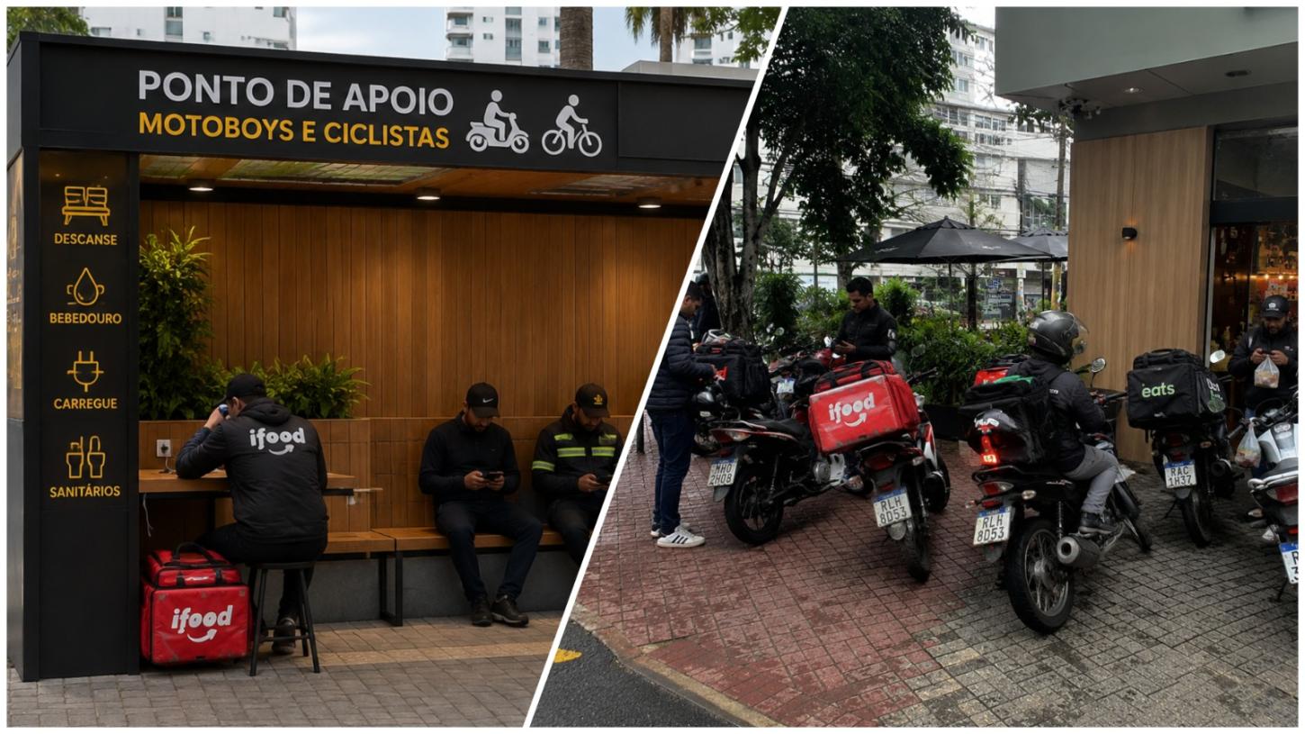 Vereador Samir Dawud propõe criação de pontos de apoio para motoboys e ciclistas que trabalham com entregas em Balneário Camboriú