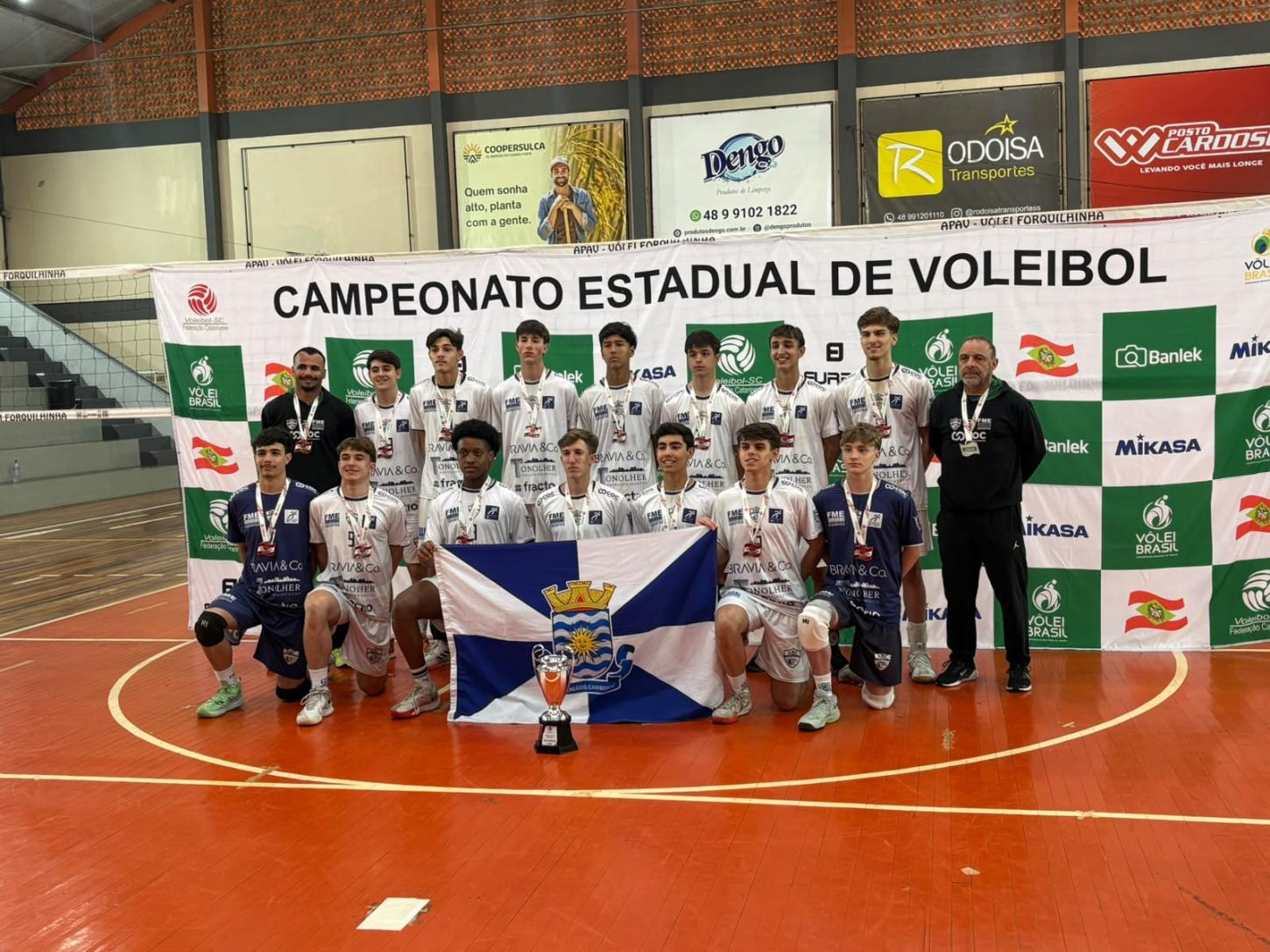 Voleibol de Balneário Camboriú conquista o 2° lugar no Campeonato Estadual Sub-17