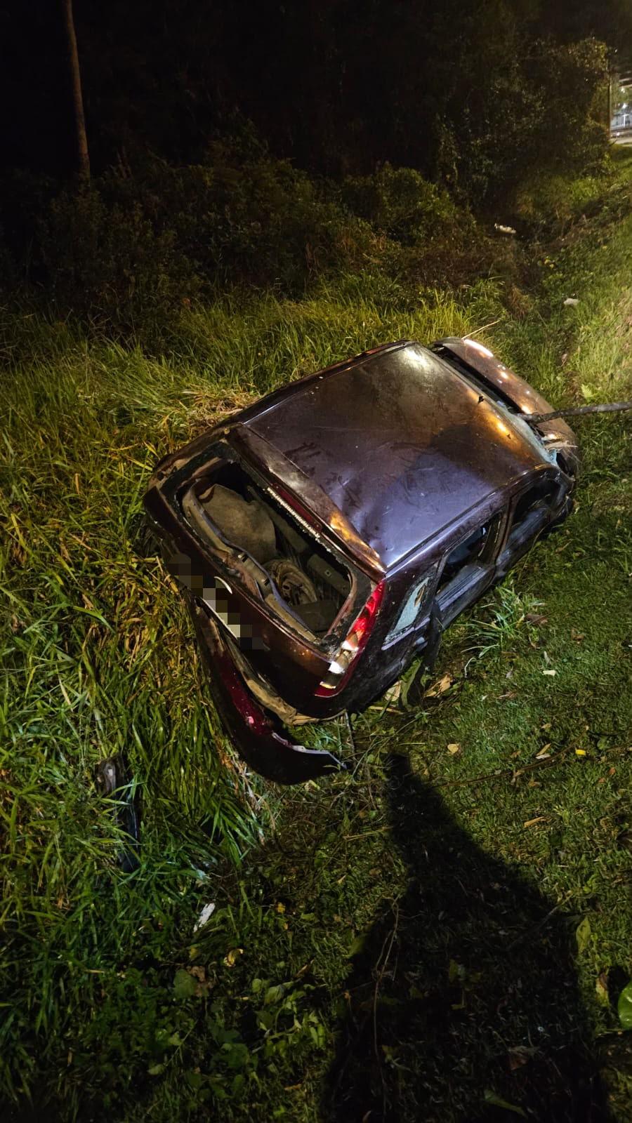 Agentes de Trânsito atendem capotamento na Avenida Marginal Leste - Confira outras ocorrências do final de semana