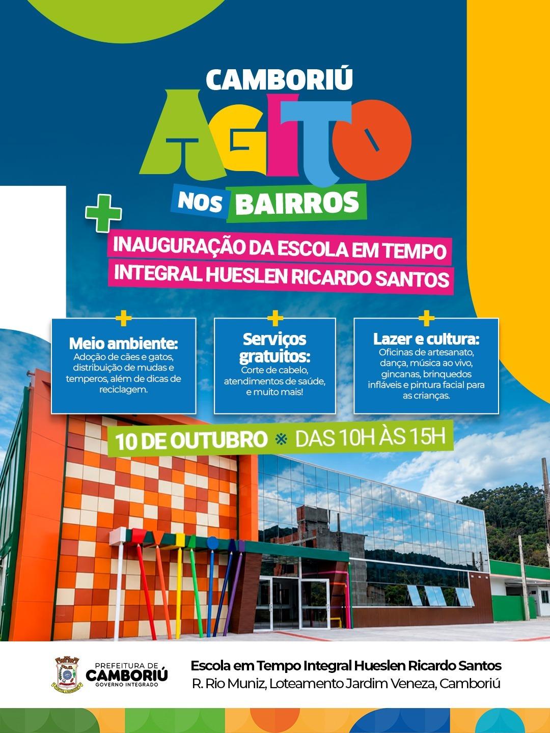 Agito nos Bairros leva serviços gratuitos, lazer e inauguração de nova escola ao Rio Pequeno