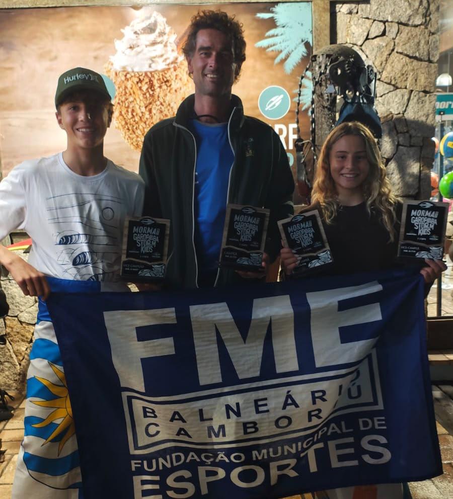 Balneário Camboriú conquista quatro pódios em etapa do Circuito Catarinense de Surfe