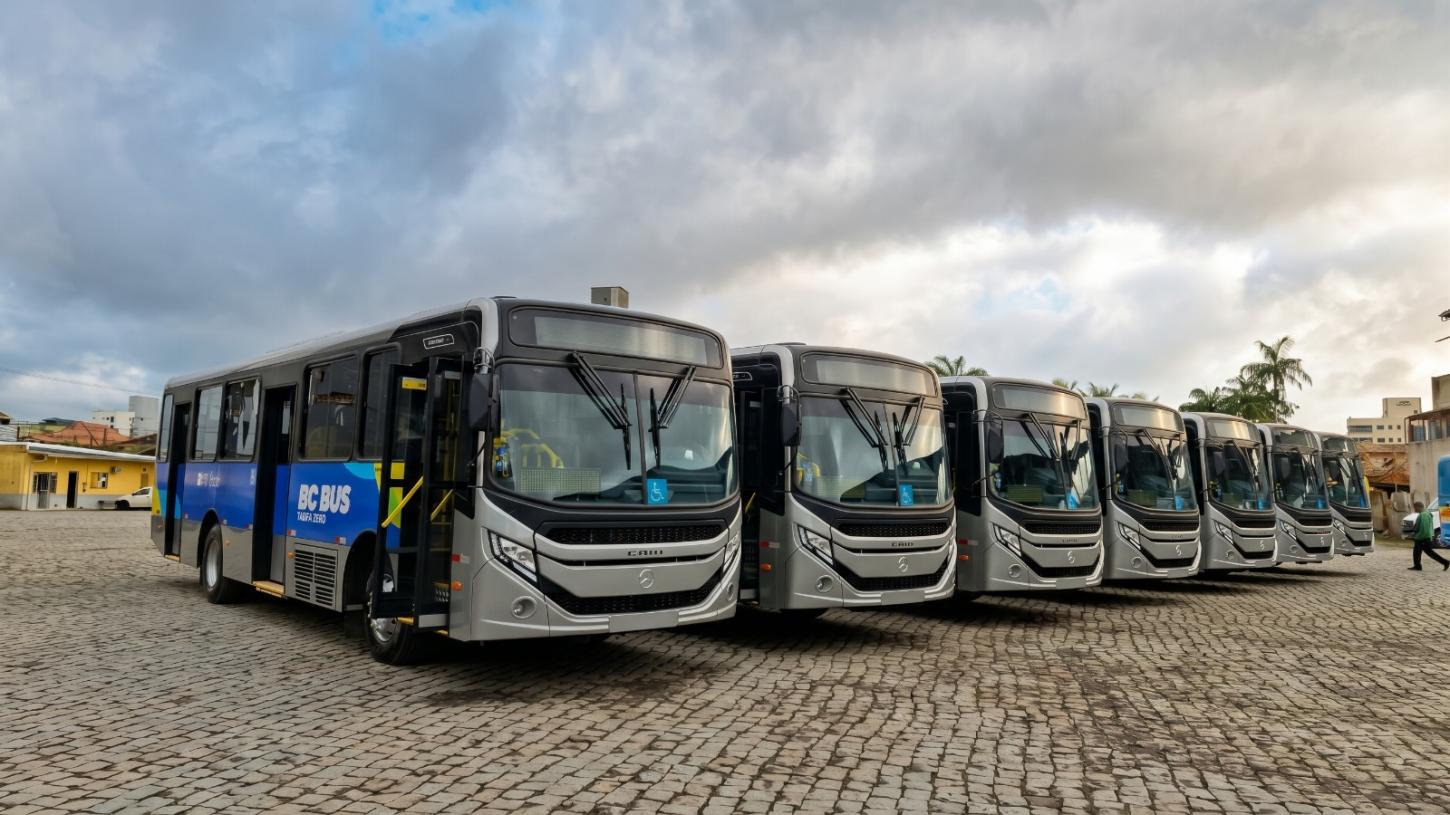 BC Bus tem frota ampliada e aprimorada, com dois terços dos ônibus fabricados neste ano