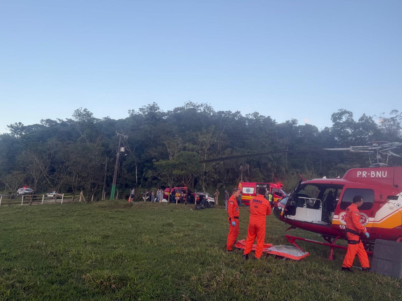 Corpo de Bombeiros Militar atendem acidentes em Camboriú e Tijucas