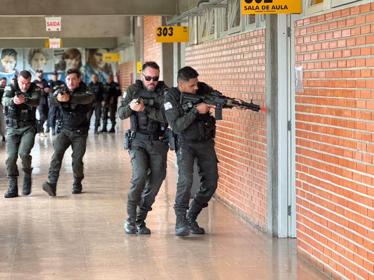 Guarda Municipal de Balneário Camboriú realiza treinamento de Resposta a Agressor Ativo