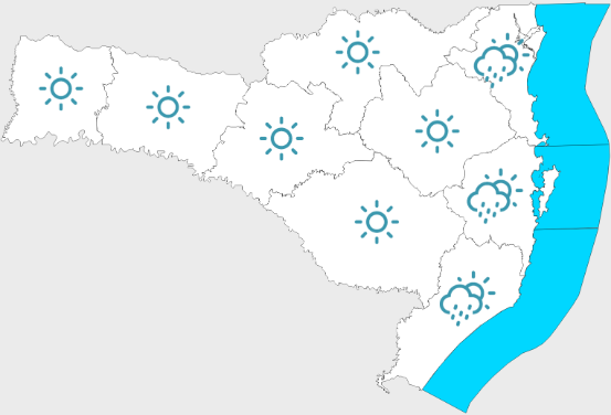 Início da semana de sol e sem previsão de chuva