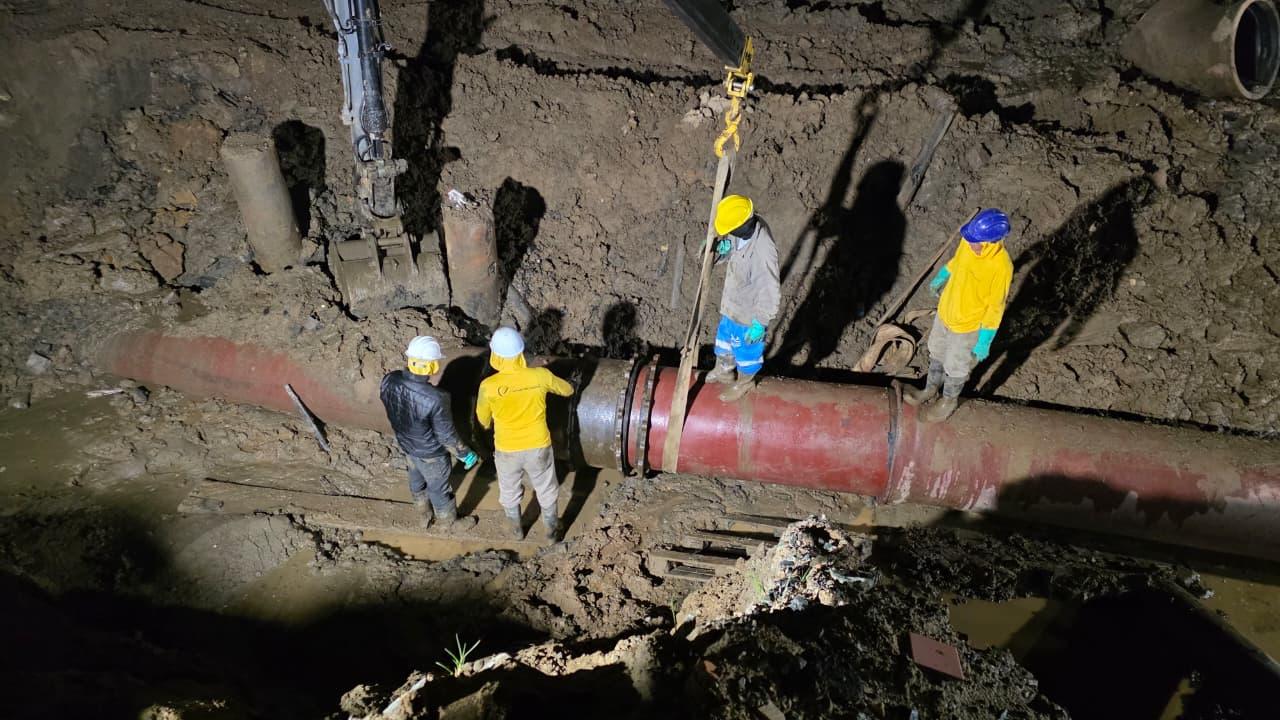 Megaoperação conecta principal rede de esgoto de Balneário Camboriú à nova estação preliminar