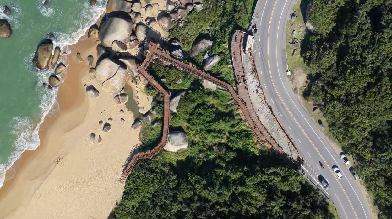Obra do deck de Taquarinhas entra na reta final