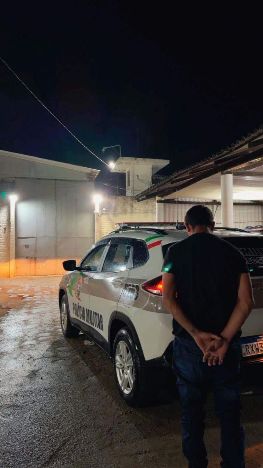 Polícia Militar captura foragido da Justiça por furto em Canelinha