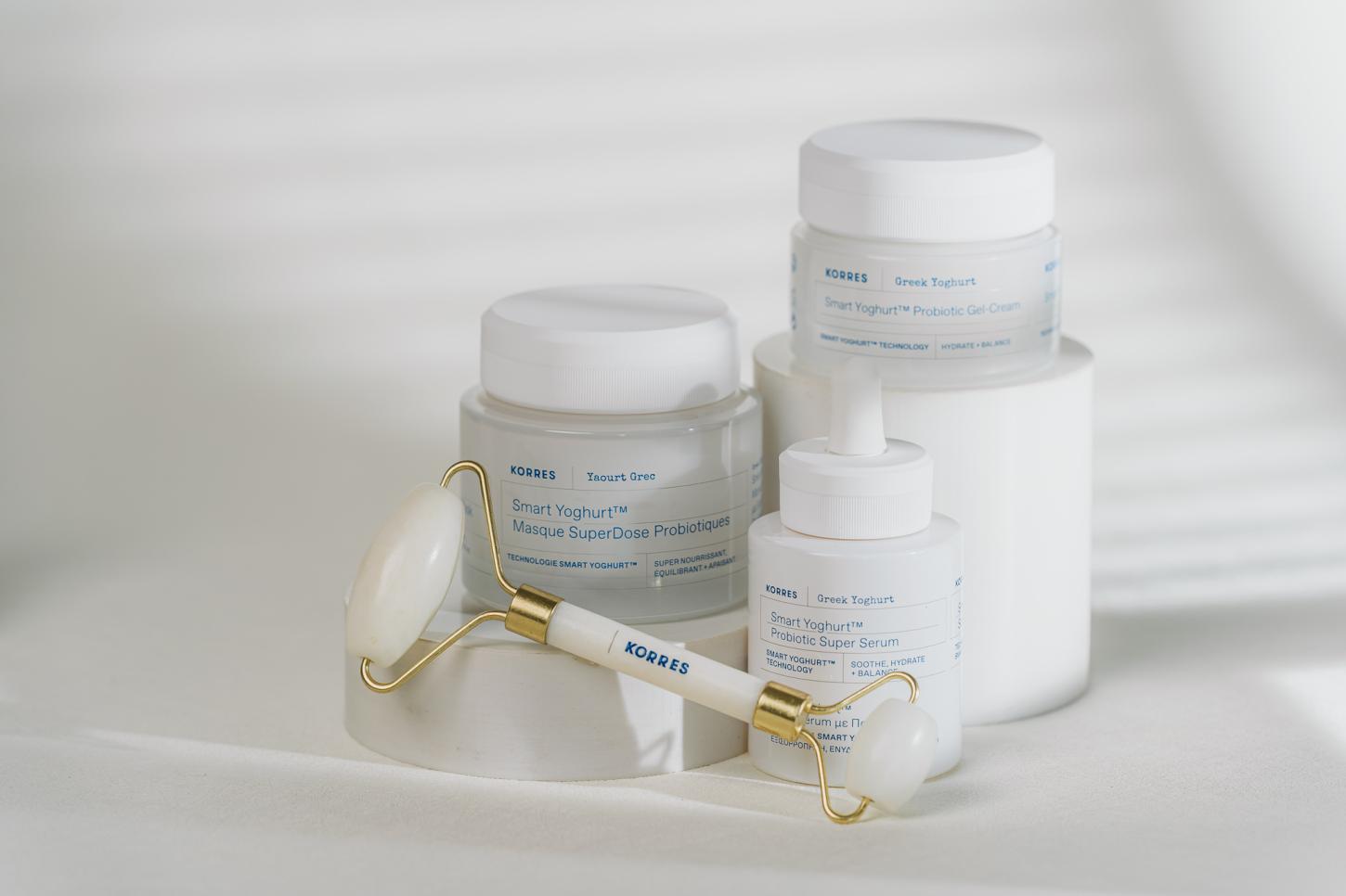 Kit Smart Yoghurt reúne o gel-creme da linha e um massageador facial Priscilla Fiedler