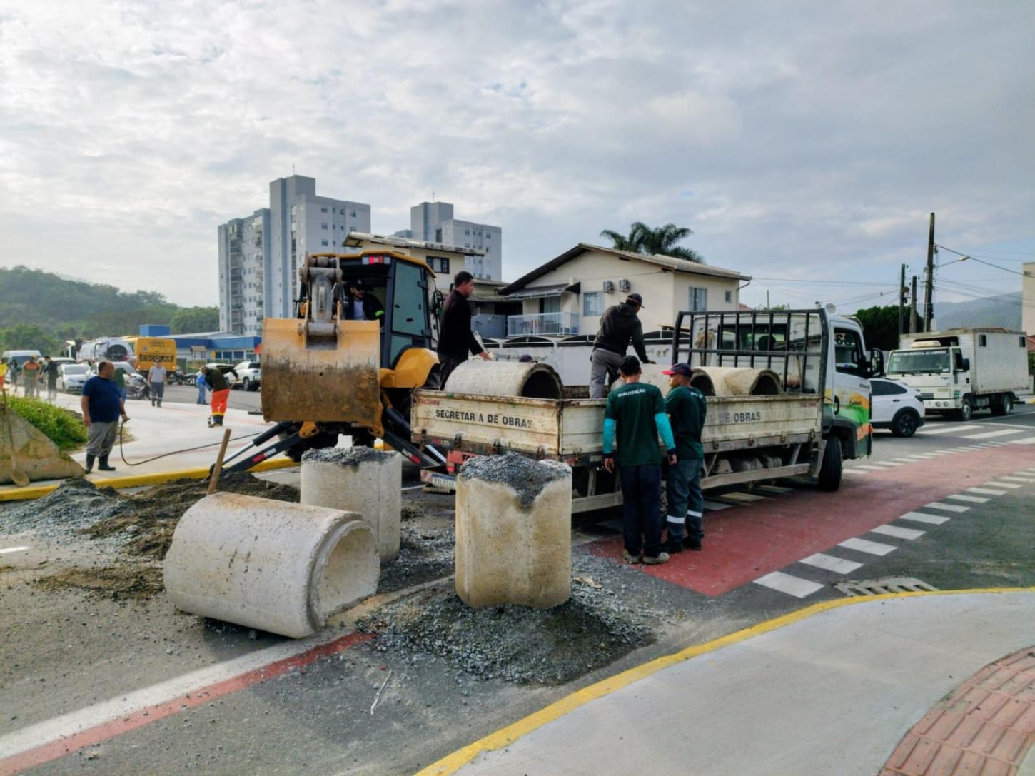 Interdição parcial da ponte da Rua Rio Amazonas