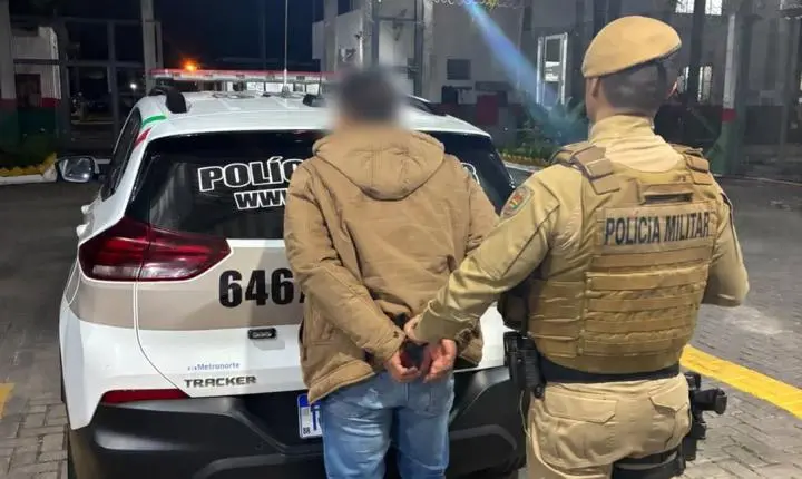 12º Batalhão de Polícia Militar prende homem condenado por roubo