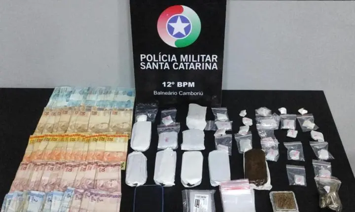 12º Batalhão prende homem por tráfico e apreende quase um quilo de 