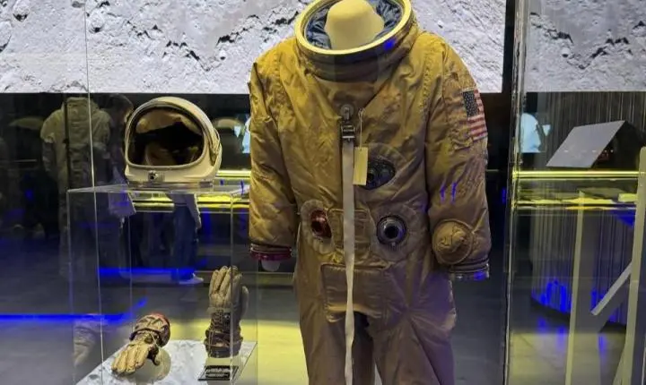 60 anos da Gemini XI: traje usado em voo que antecedeu ida à Lua está em Santa Catarina
