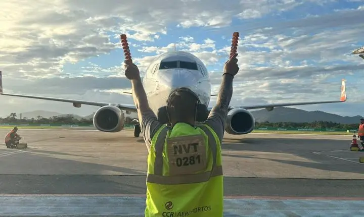 Aeroporto de Navegantes projeta melhor outubro de sua história com recorde de movimentação